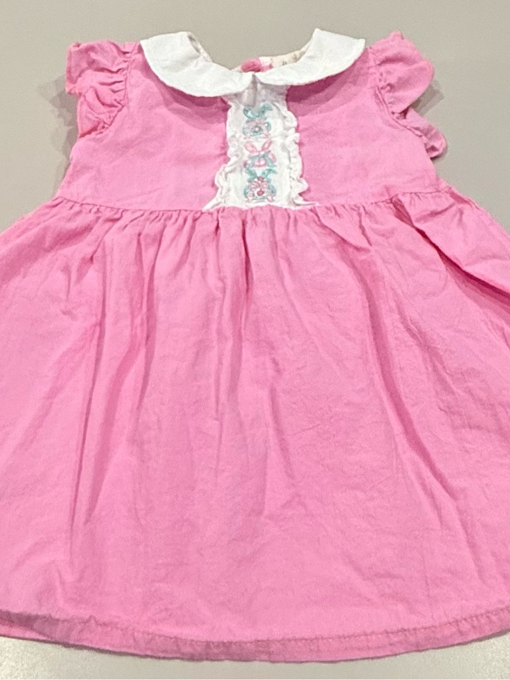 Marie Nicole Soft Pink Dress with White Collar  Size S (2)